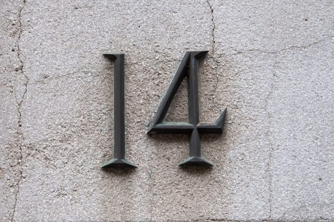 House Number 14 ga-keno-numbers